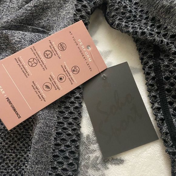 Workout gray zipped up sweater - Picture 4 of 5